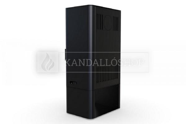 Defro Home SOLUM LOG acél kandallókályha sík üveggel alul fatárolóval kandalloshop