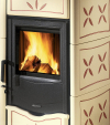 La Nordica Nicoletta kerámia borítású kályha öntött vas tűztérrel kandalloshop