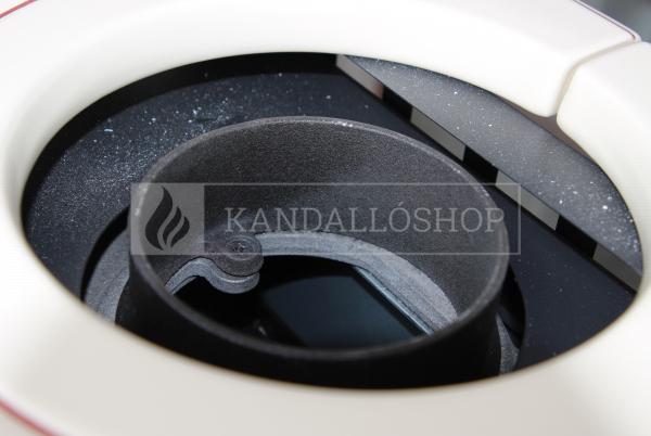 La Nordica Nicoletta kerámia borítású kályha öntöttvas tűztérrel és zománcozott sütővel kandalloshop