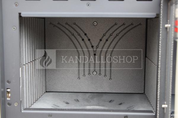 La Nordica Nicoletta kerámia borítású kályha öntöttvas tűztérrel és zománcozott sütővel kandalloshop