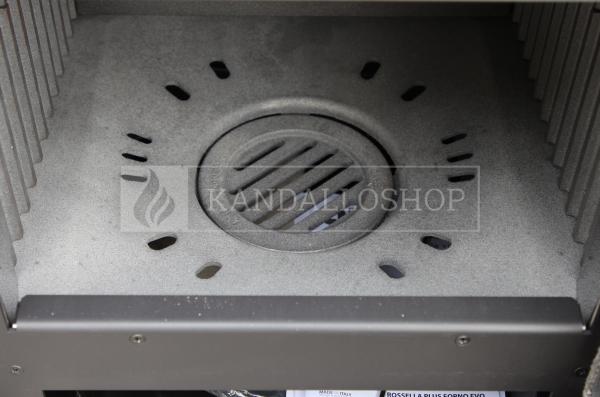 La Nordica Nicoletta kerámia borítású kályha öntöttvas tűztérrel és zománcozott sütővel kandalloshop