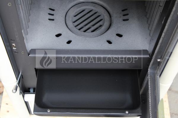 La Nordica Nicoletta kerámia borítású kályha öntöttvas tűztérrel és zománcozott sütővel kandalloshop