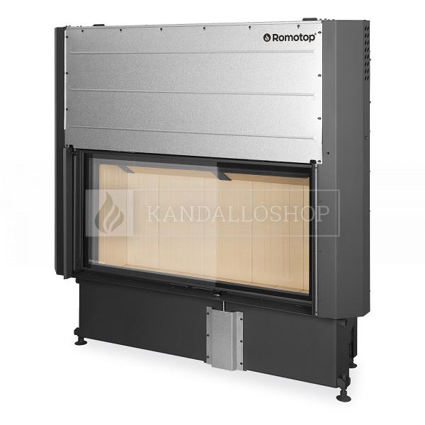Romotop Impression 2g L 118.60.01 acél kandallóbetét samott tűztérrel és liftes tolóajtóval kandalloshop