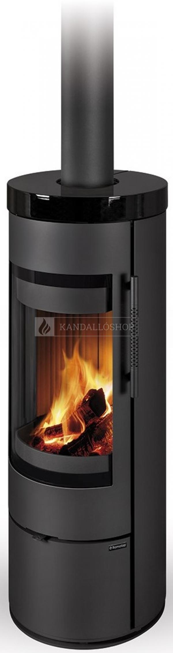 Romotop Luanco N 01 modern kerámiával borított kandallókályha kandalloshop