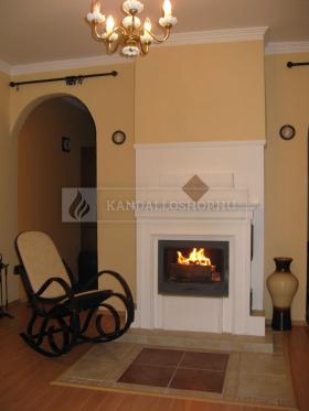 Saját munka egyenes kandallóbetét kandalloshop