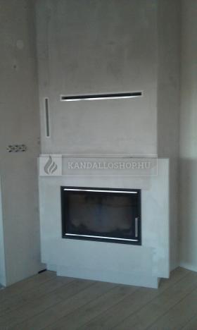 Saját munka egyenes kandallóbetét kandalloshop