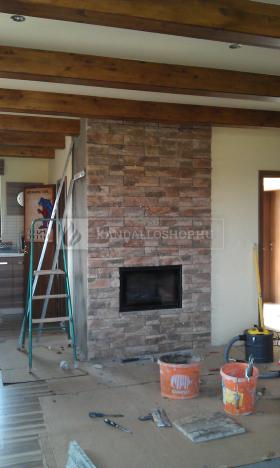 Saját munka egyenes kandallóbetét kandalloshop