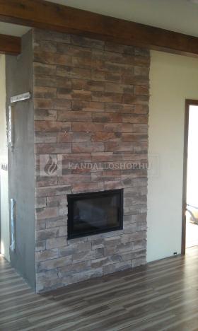 Saját munka egyenes kandallóbetét kandalloshop