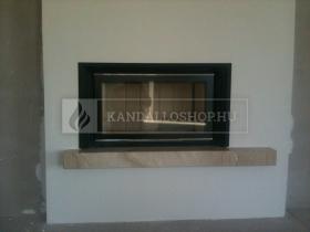 Saját munka egyenes kandallóbetét kandalloshop