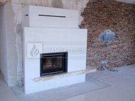 Saját munka egyenes kandallóbetét kandalloshop