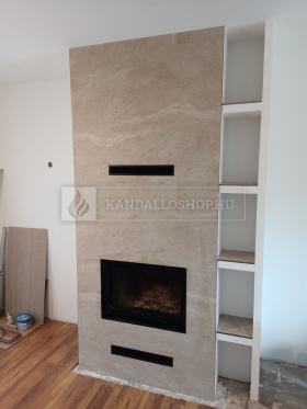 Saját munka egyenes kandallóbetét kandalloshop