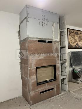 Saját munka egyenes kandallóbetét kandalloshop