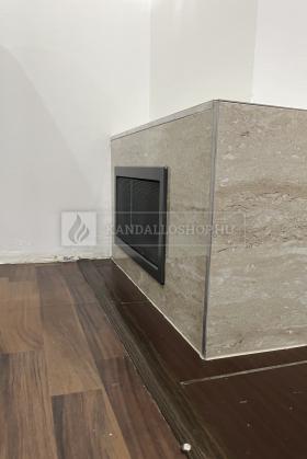 Saját munka egyenes kandallóbetét kandalloshop