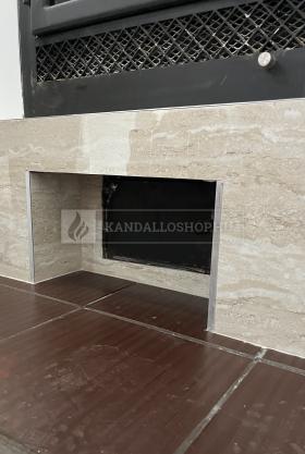 Saját munka egyenes kandallóbetét kandalloshop