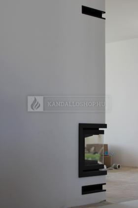 Modern kandallóbetét kéménnyel saját munka kandalloshop