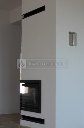 Modern kandallóbetét kéménnyel saját munka kandalloshop