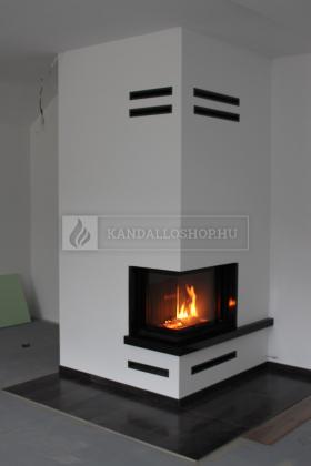 Saját munka sarki kandallóbetét kandalloshop