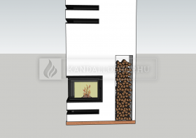 3D vizualizáció kandalló építményre kandalloshop