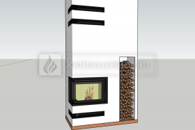 3D vizualizáció kandalló építményre kandalloshop