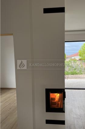 Saját munka sarki kandallóbetét kandalloshop
