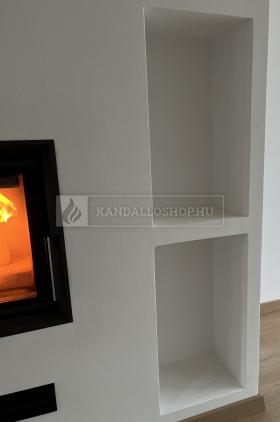 Saját munka sarki kandallóbetét kandalloshop