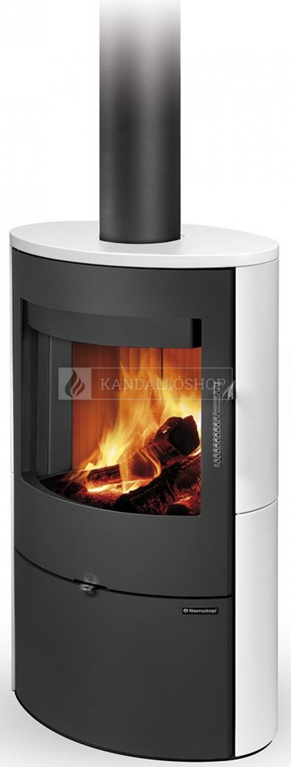 Romotop Sone 05 kandallókályha kerámia borítással és samottal bélelve kandalloshop