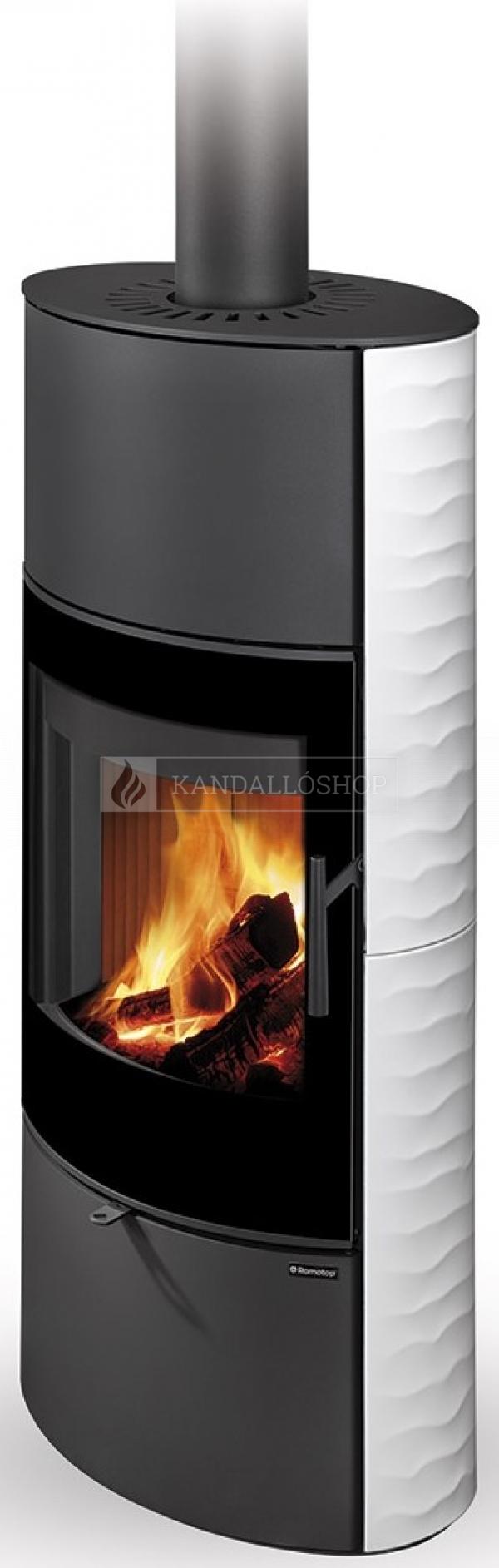 Romotop Sone G 01 A hőtárolós kandallókályha kerámiával borítva kandalloshop