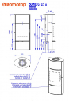 Romotop Sone G 02 A hőtárolós kandallókályha zsírkő borítással kandalloshop