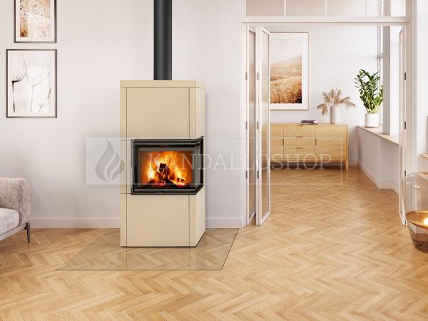 Romotop Helia L/R exkluzív kerámia lapokkal ellátott kandallókályha kandalloshop