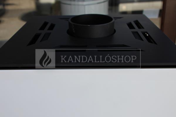 Defro Home Quadroom sarki üveggel ellátott lemez kandallókályha kandalloshop