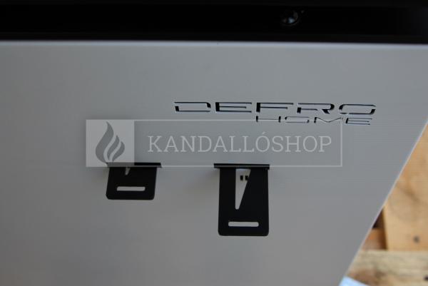 Defro Home Quadroom sarki üveggel ellátott lemez kandallókályha kandalloshop