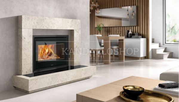 Hergóm C-16/80 öntöttvas kandallóbetét modern kialakítással kandalloshop