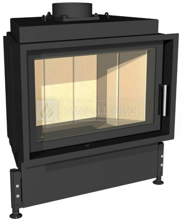 Kobok Kazeta L 60 LD 600/450 RAM 4S A egyenes kandallóbetét kerettel ellátva kandalloshop