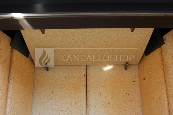 Kobok Kazeta L 60 LD 600/450 RAM 4S A egyenes kandallóbetét kerettel ellátva kandalloshop