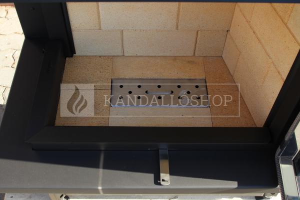 Kobok Kazeta R90 67 LD 670/510-S/450 L RAM 4S A, SO sarki acél kandallóbetét szegmentált samott tűztérrel kandalloshop