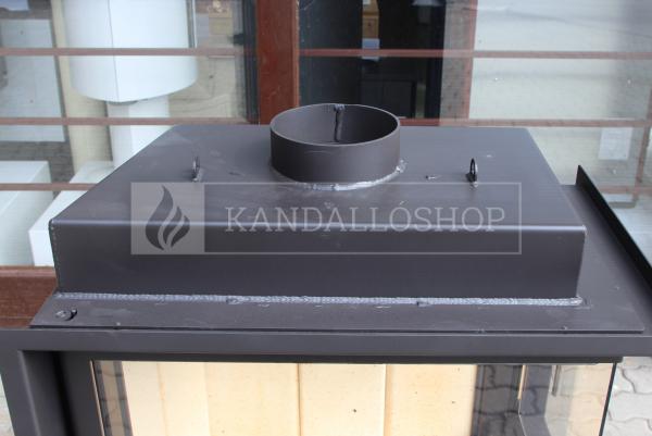 Kobok Kazeta R90 73 LD 730/510-S/450 P RAM 4S A légfűtéses sarki kandallóbetét samott tűztérrel kandalloshop