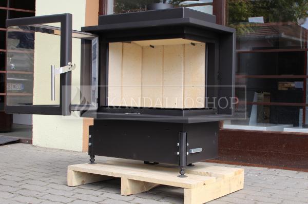 Kobok Kazeta R90 73 LD 730/510-S/450 P RAM 4S A légfűtéses sarki kandallóbetét samott tűztérrel kandalloshop