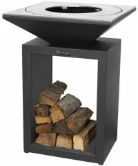 Stílusos kerti grill Artiss G8 Basic grafit