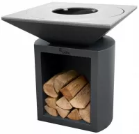 Kerti grill Artiss G2 főzőlappal grafit