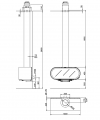 Rocal D-8 modern kandallókályha acélból kandalloshop