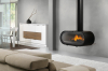Rocal D-8 modern kandallókályha acélból kandalloshop