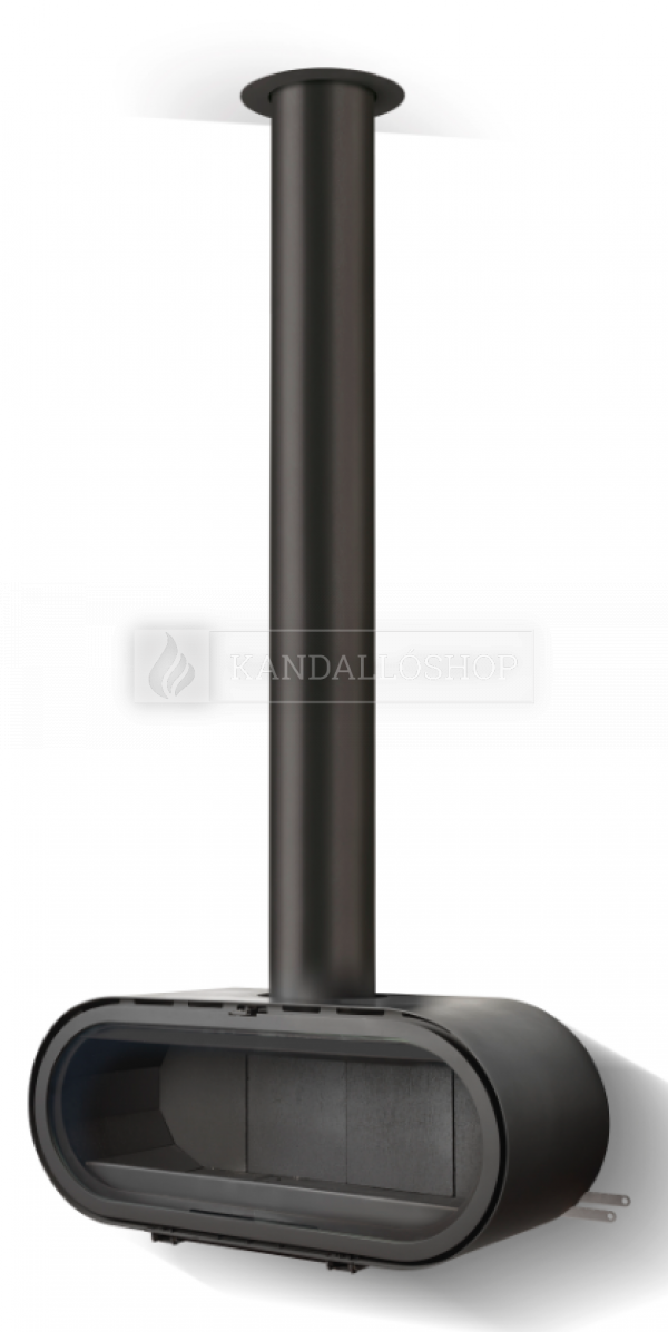 Rocal D-8 modern kandallókályha acélból kandalloshop