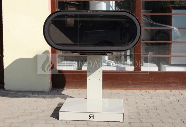 Rocal D-8 modern kandallókályha acélból kandalloshop