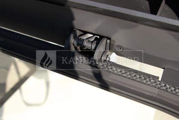 Rocal D-8 modern kandallókályha acélból kandalloshop