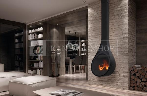 Rocal Drop Mini dizájn fémlemeze kandallókályha kandalloshop