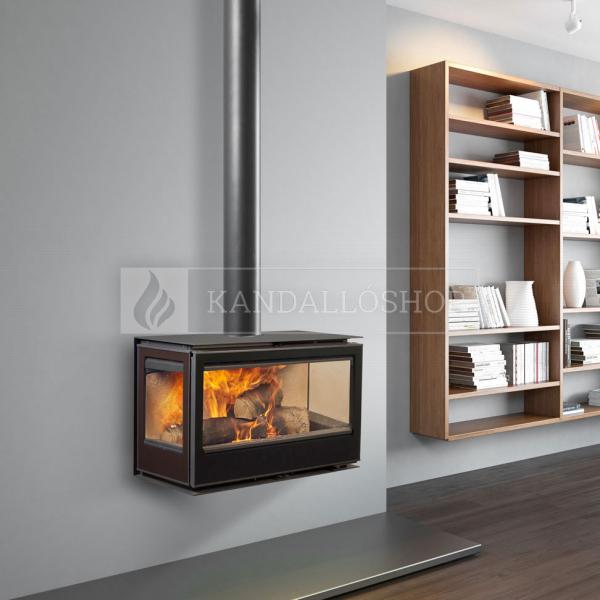 Rocal Habit 93 TC + T modern háromoldalas légfűtéses kandallókályha kandalloshop