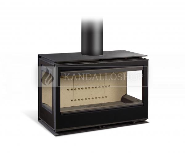 Rocal Habit 93 TC + T modern háromoldalas légfűtéses kandallókályha kandalloshop