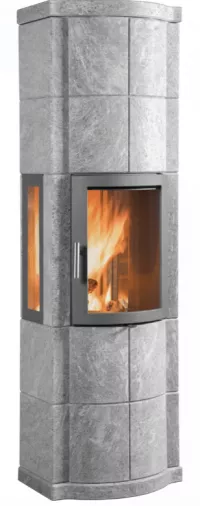 Norsk Kleber Merethe 160 hőtárolós kandallókályha vermikulit tűztérrel és oldalsó üveg opcióval