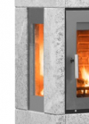Norsk Kleber Octo 5 exkluzív kandallókályha vermikulit tűztérrel és szögletes dizájnnal kandalloshop