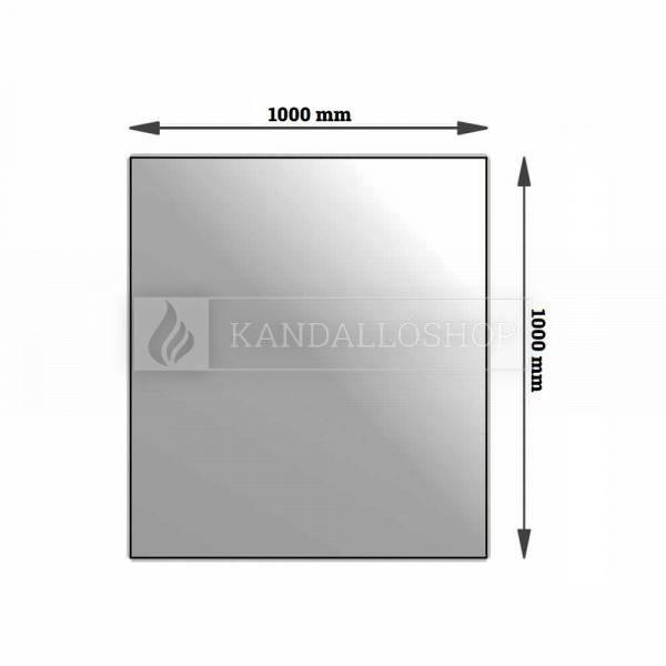 Négyzet fekete gránit lap 1000x1000 mm kandalloshop